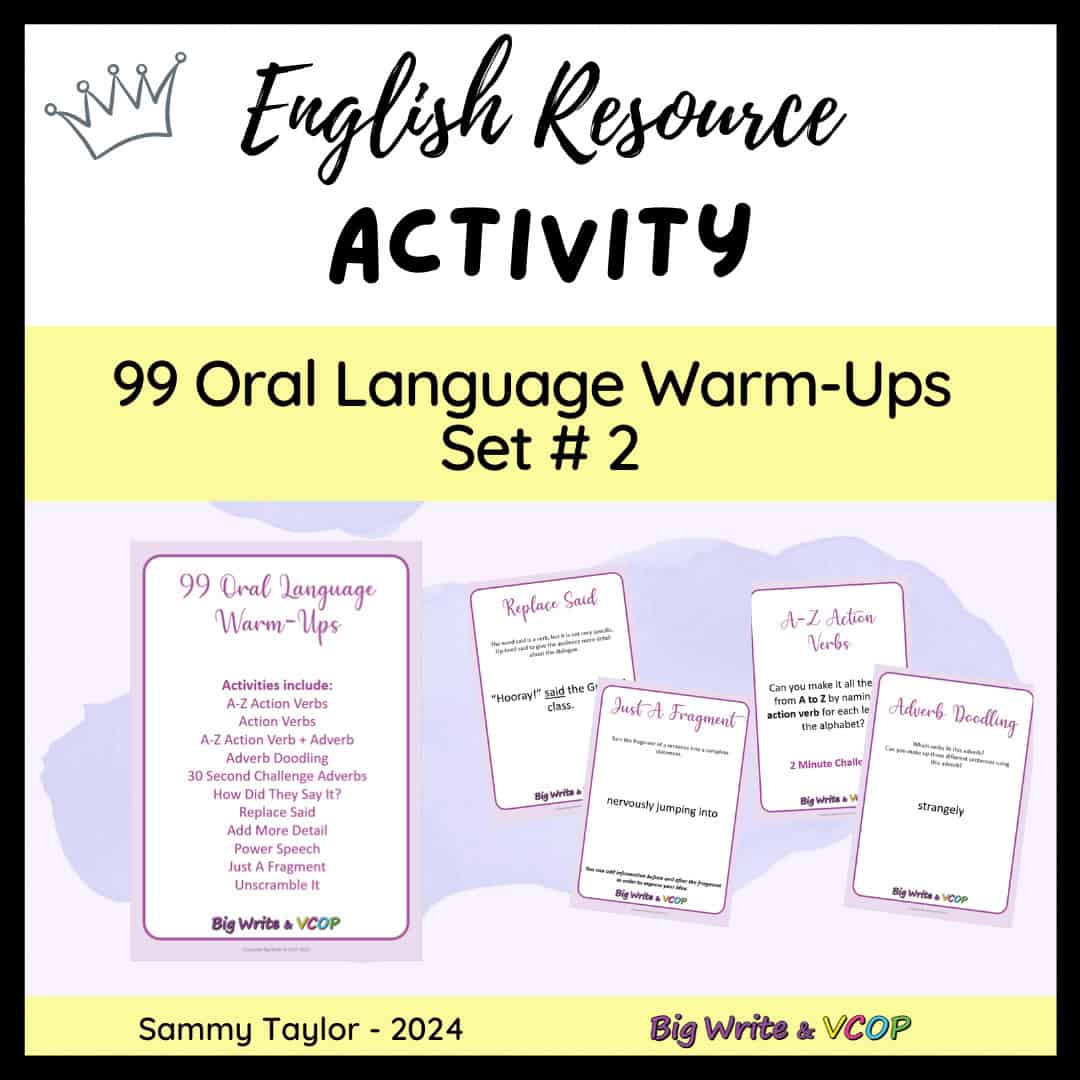 99 Oral Language Warm-Ups #2