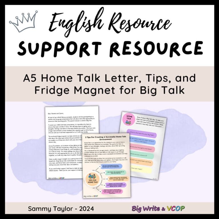 Home Talk Letter, Tips and Fridge Magnet for Big Talk