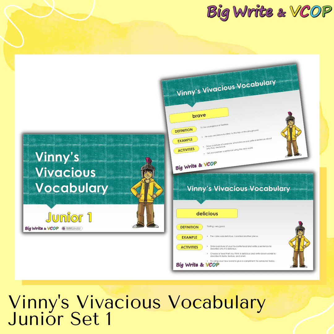 Vinny's Vivacious Vocabulary - Junior Set 1