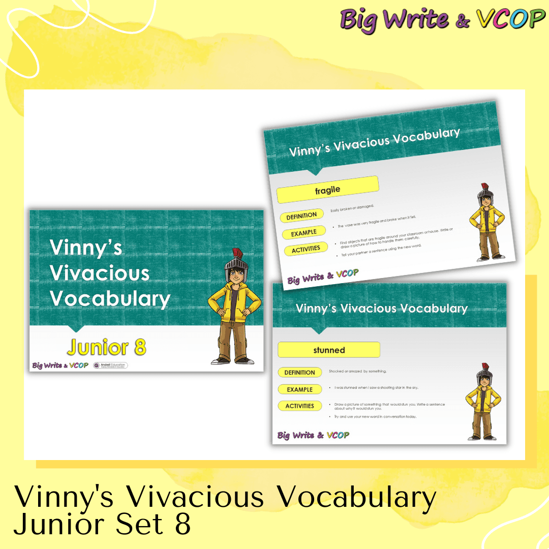Vinny's Vivacious Vocabulary - Junior Set 8