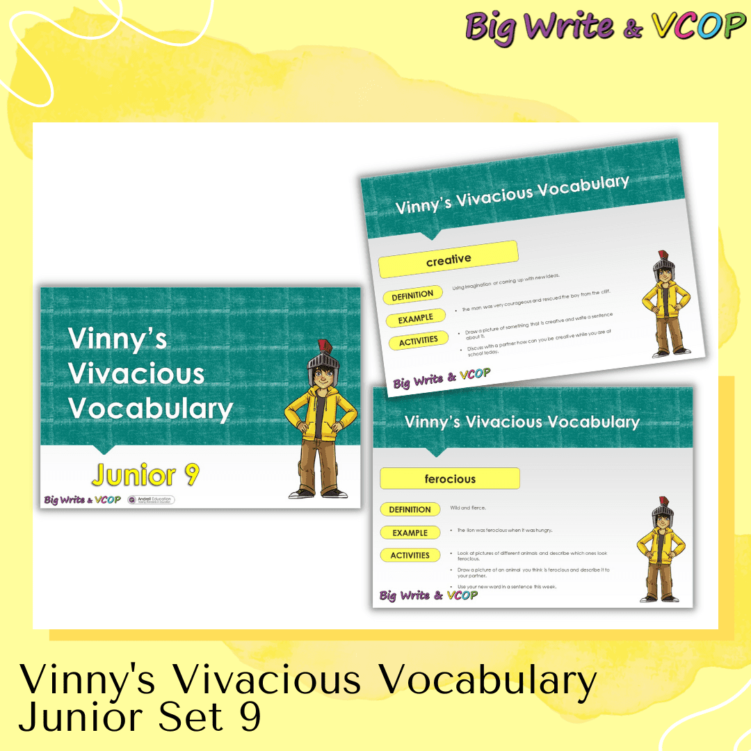 Vinny's Vivacious Vocabulary - Junior Set 9