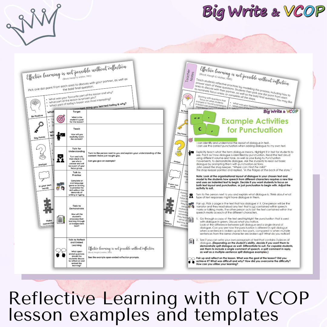 Reflective Learning with VCOP Lesson Planning