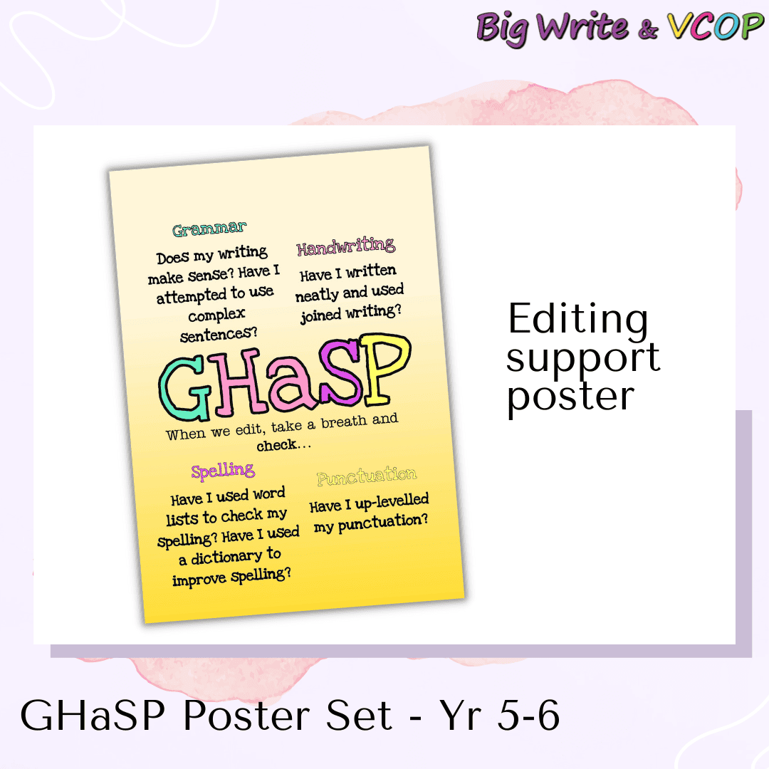GHaSP Poster Set- Year 5-6