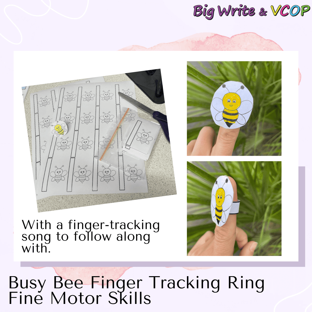 Busy Bee Ring Template