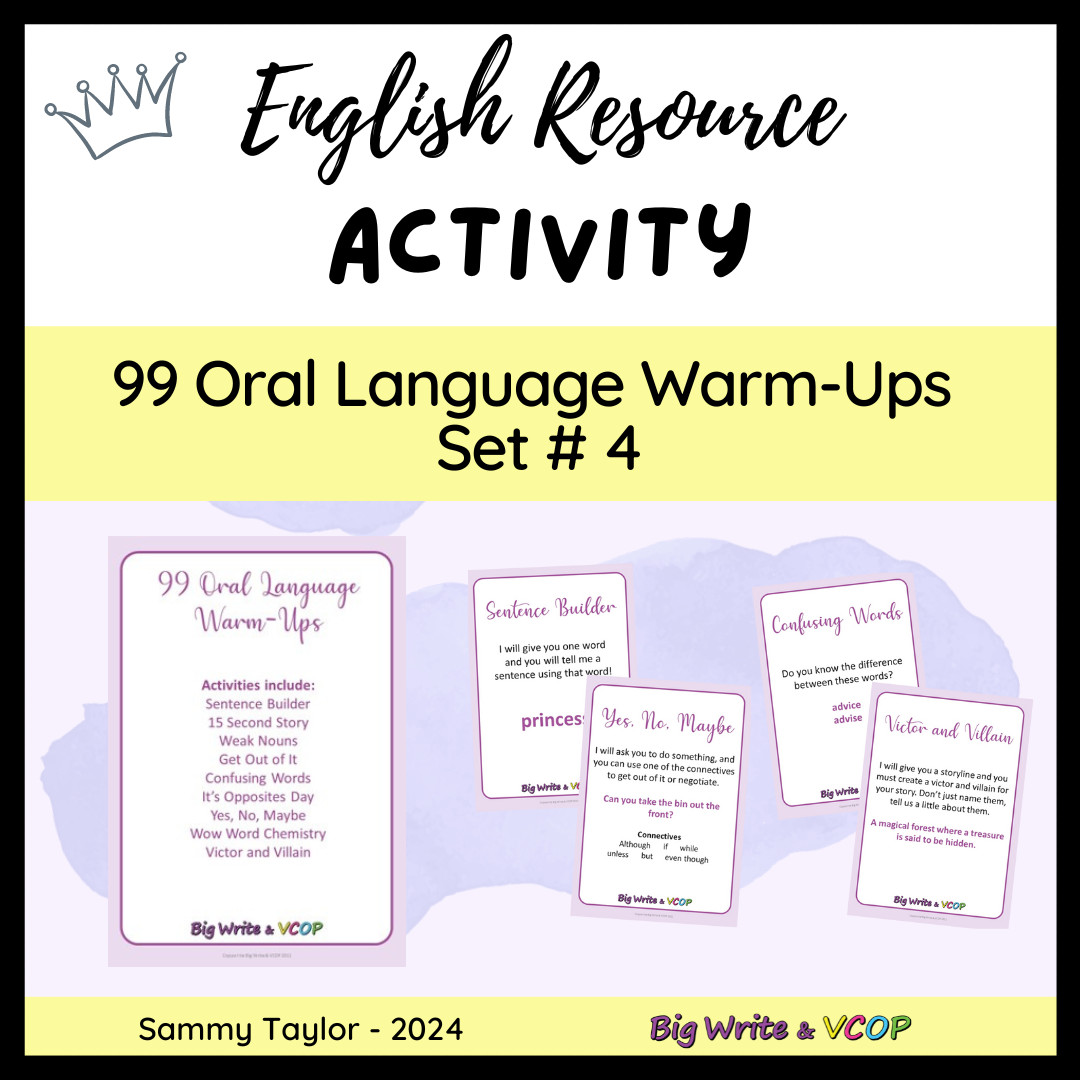 99 Oral Language Warm-Ups #4