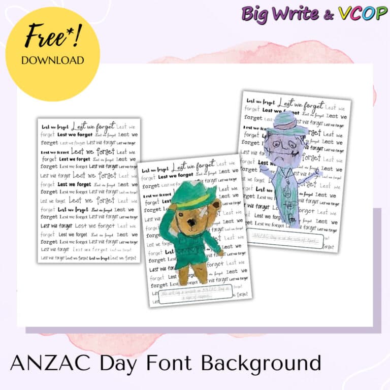 ANZAC Day Font Background