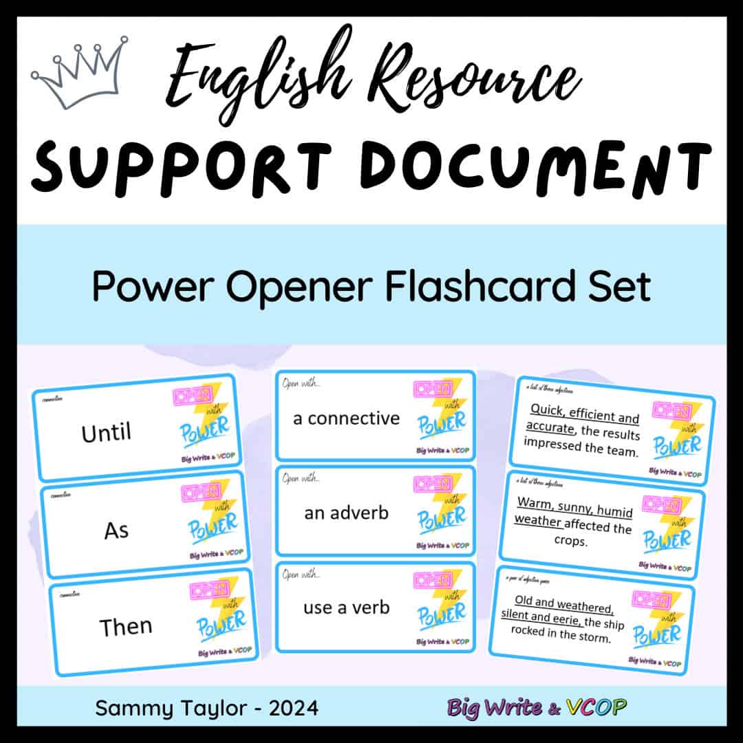 Power Openers Flashcard Set