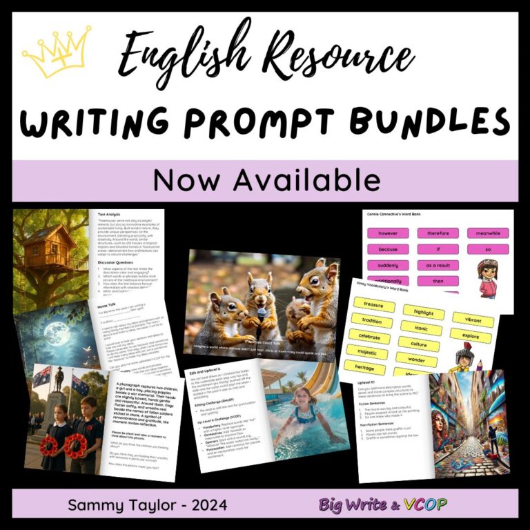 ‘Writing Prompt Lesson Bundles’