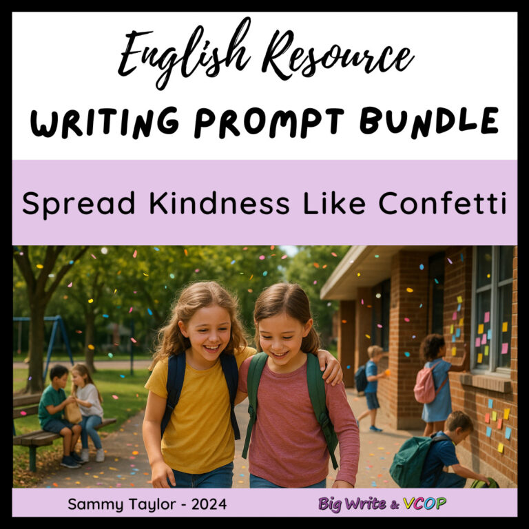 Spread Kindness Like Confetti – Writing Prompt Bundle