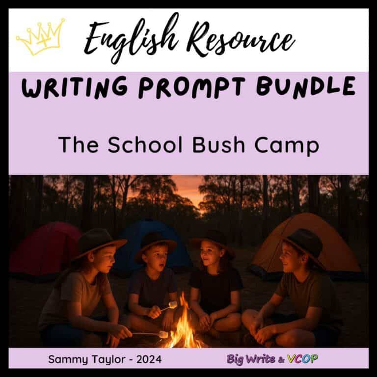 The School Bush Camp – Writing Prompt Bundle