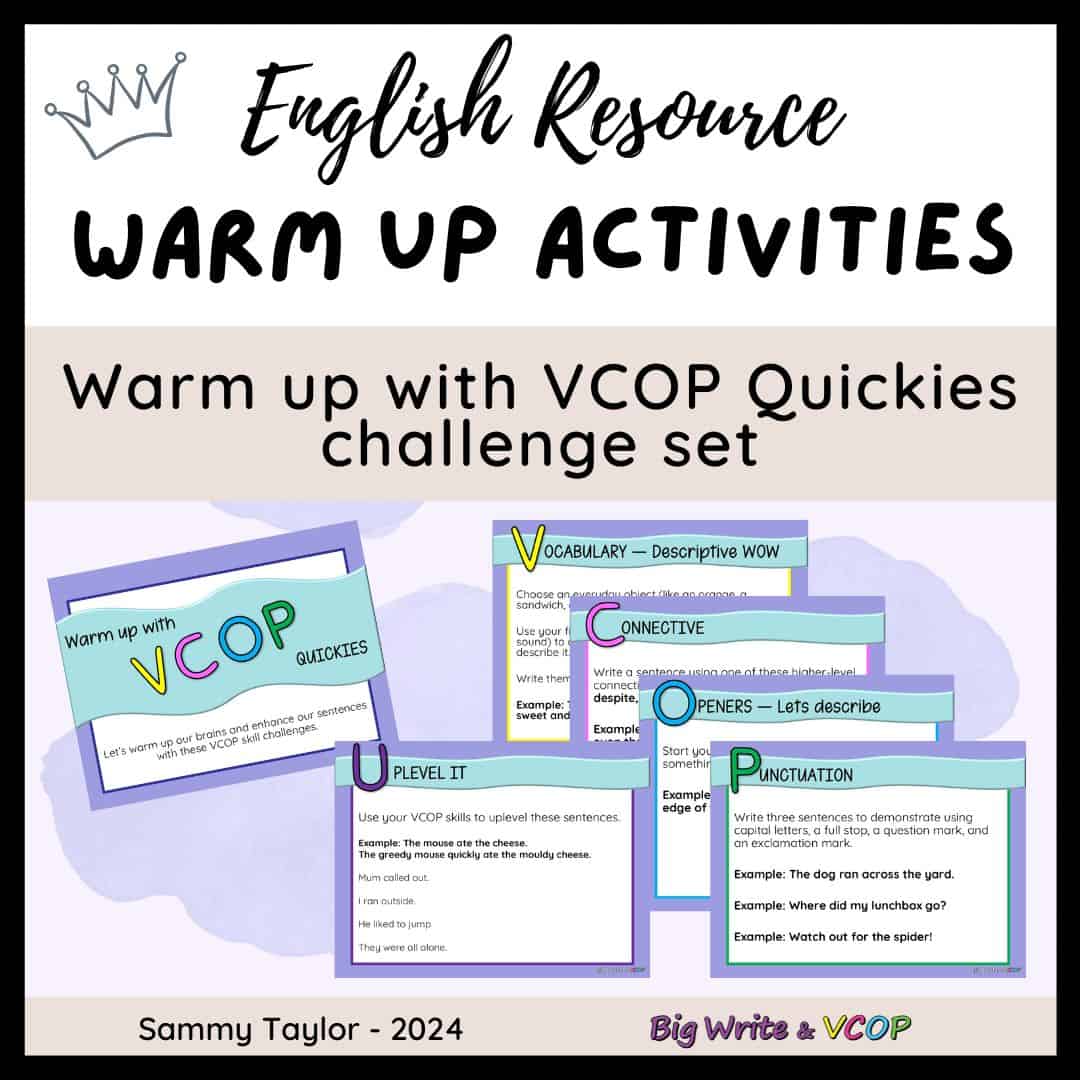Warm Up with VCOP Quickies