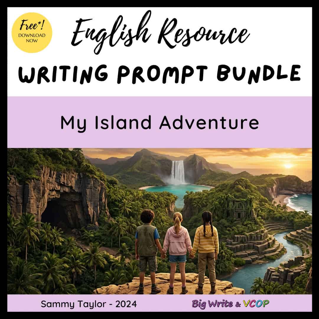 My Island Adventure | Big Write & VCOP Resource Outline